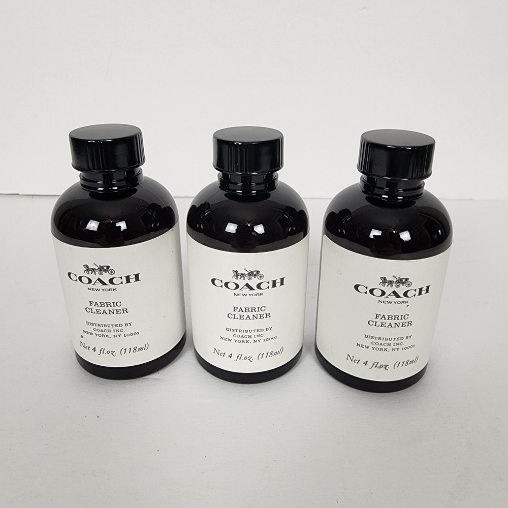 3 Coach fabric cleaner, 4fl oz